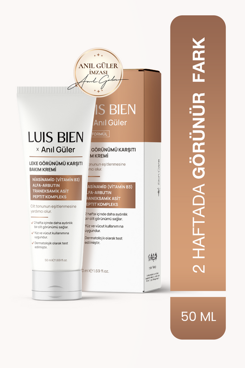 Luis Bien Anıl Güler Leke Karşıtı Aydınlatıcı Bakım Kremi 50 ml Niasinamid