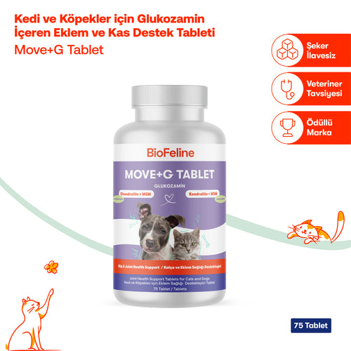 Kedi & Köpek İçin Eklem Destek Tableti – Glukozamin, Hareket Sağlığı | BioFeline