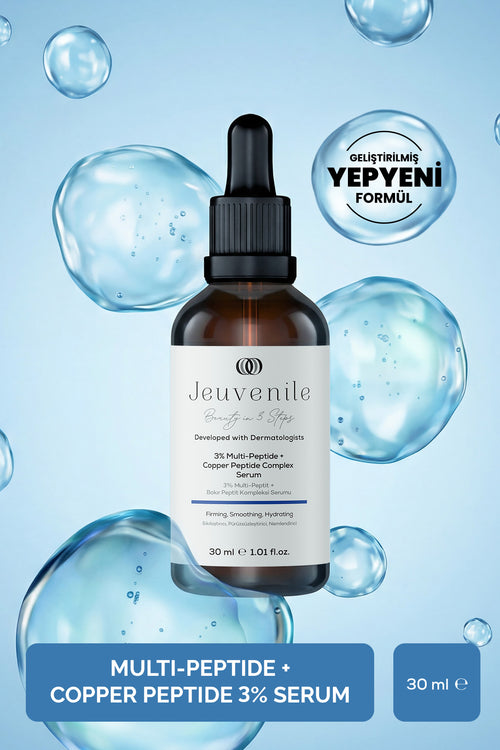 Jeuvenile Bakır Peptit Serumu – Kırışıklık Karşıtı & Bariyer Destek | Jeuvenile