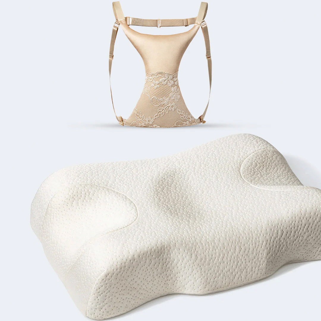 Kırışıklık Önleyici Ortopedik Güzellik Yastığı + Göğüs Arası Dekolte Bölgesi Kırışıklık Önleyici Ortopedik Yastık Seti