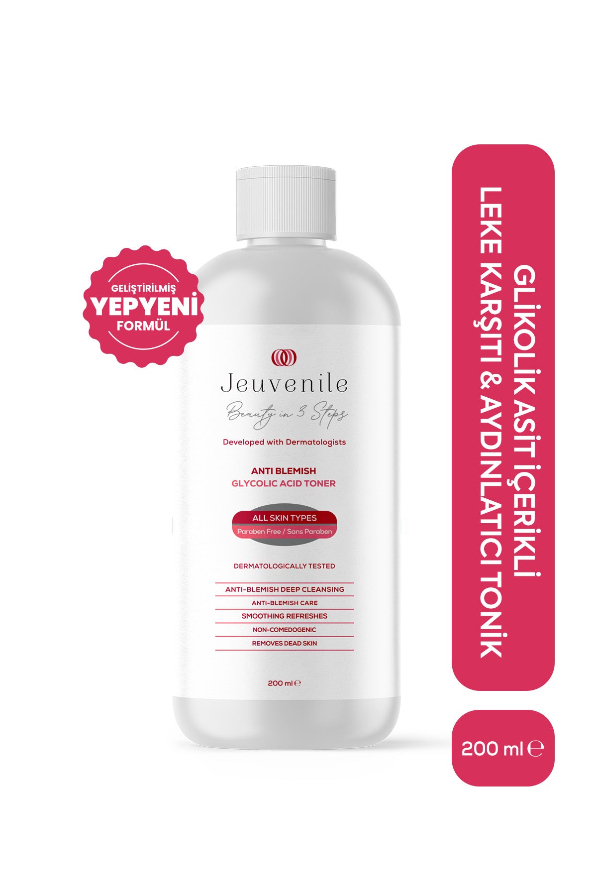 Lekeli Ciltlere Özel Glikolik Asit Içerikli Leke Karşıtı & Aydınlatıcı Tonik