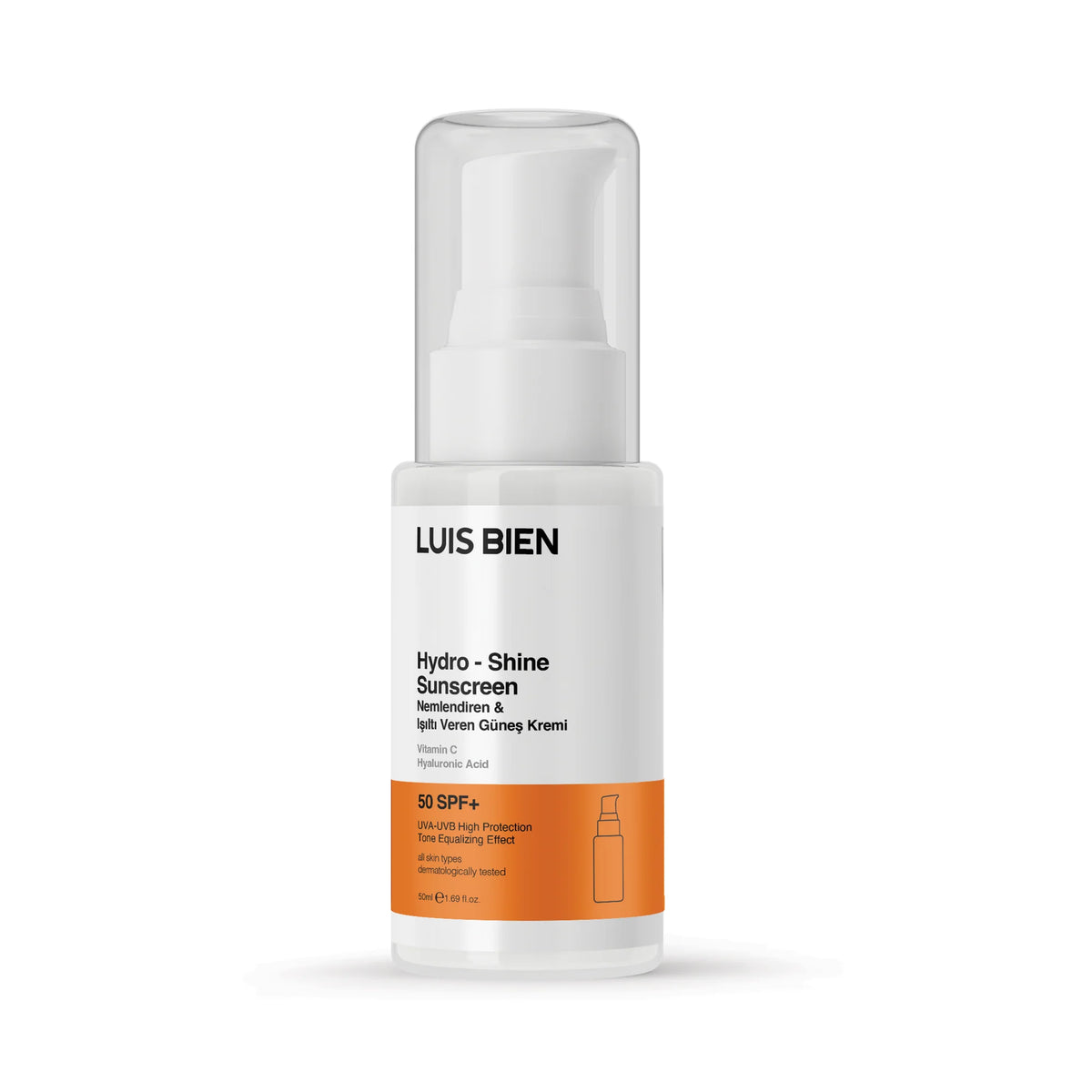 Luis Bien SPF 50+ Işıltı Veren Nemlendirici Güneş Kremi 50 ml | Luis Bien