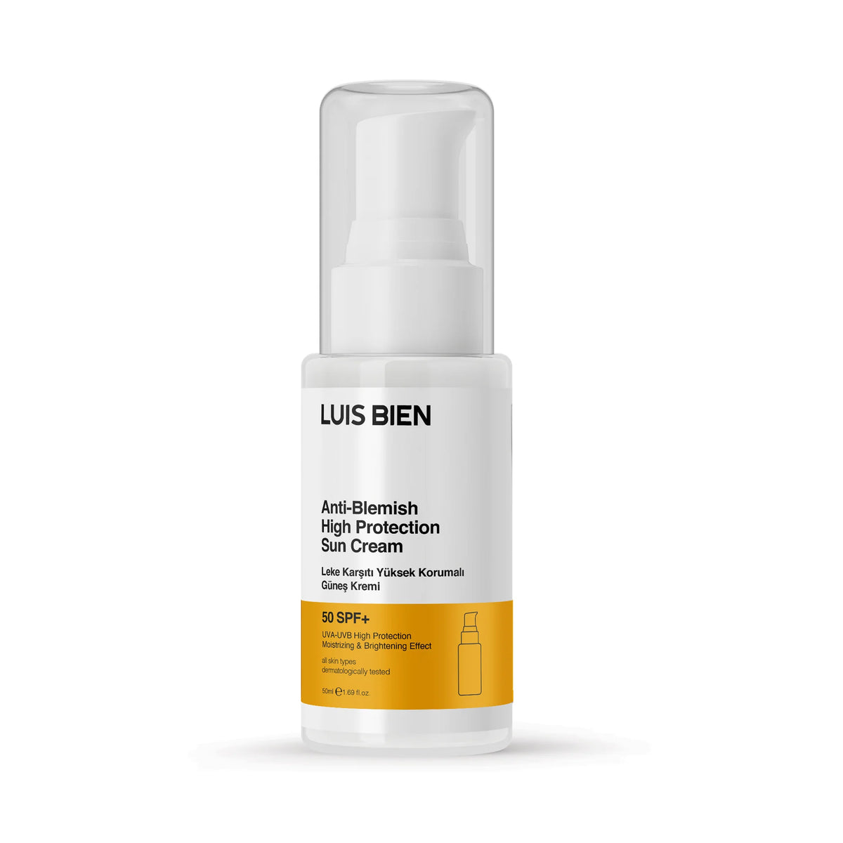 Luis Bien SPF 50+ Leke Karşıtı Nemlendirici Güneş Kremi 50 ml | Luis Bien
