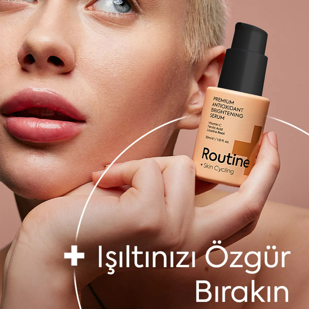 Routine+ %10 C Vitamini & %5 Ferulik Asit Aydınlatıcı Serum