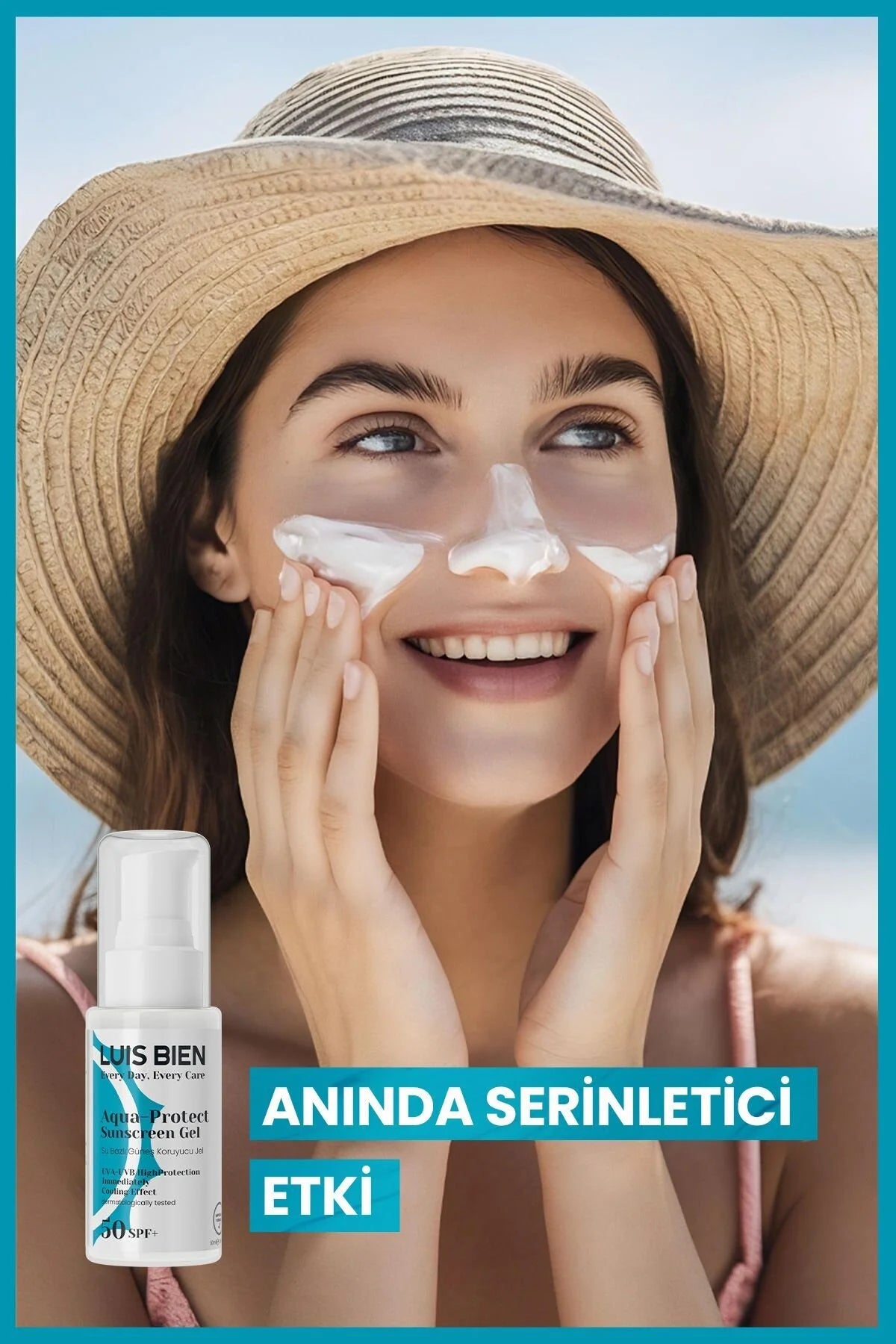 Luis Bien Aqua Sun Gel SPF 50+ Su Bazlı Güneş Jeli 50 ml