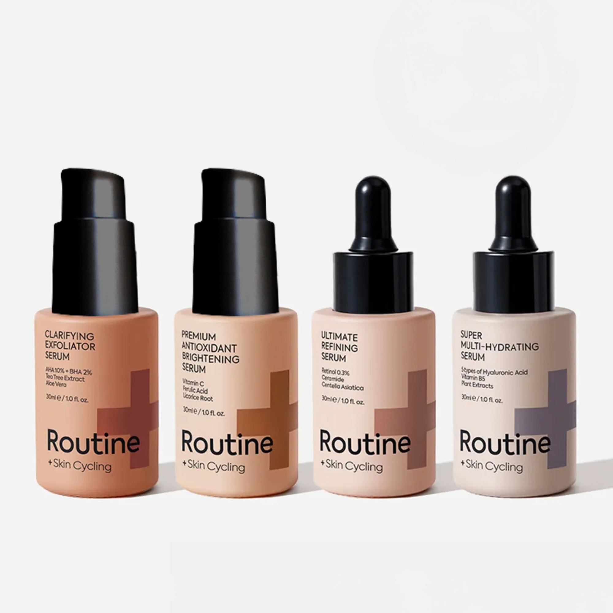 Leke Karşıtı Nemlendirici ve Onarıcı 4'lü Serum Seti - Essential Treatment Serum