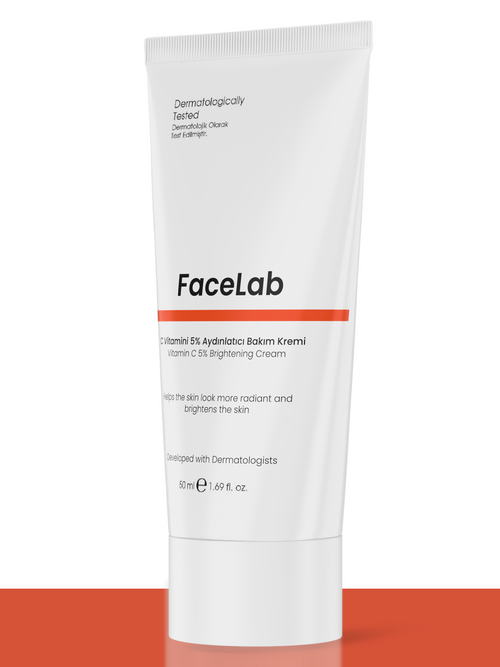 C Vitamini %5 Yüz Kremi - Leke & Ton Bakımı | Facelab