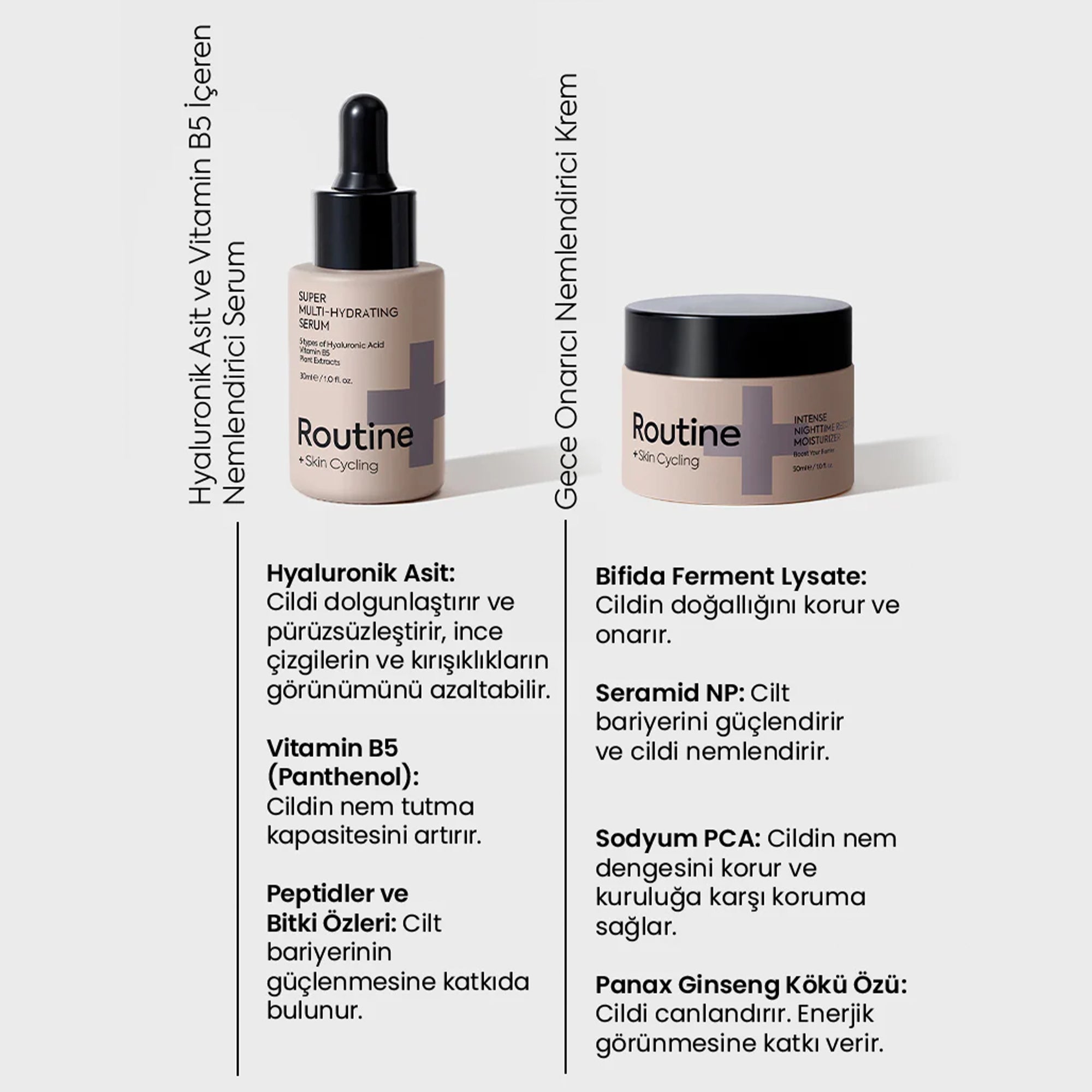 24 Saat Nemlendirme ve Onarım Seti - Skin Barrier Recovery Kit