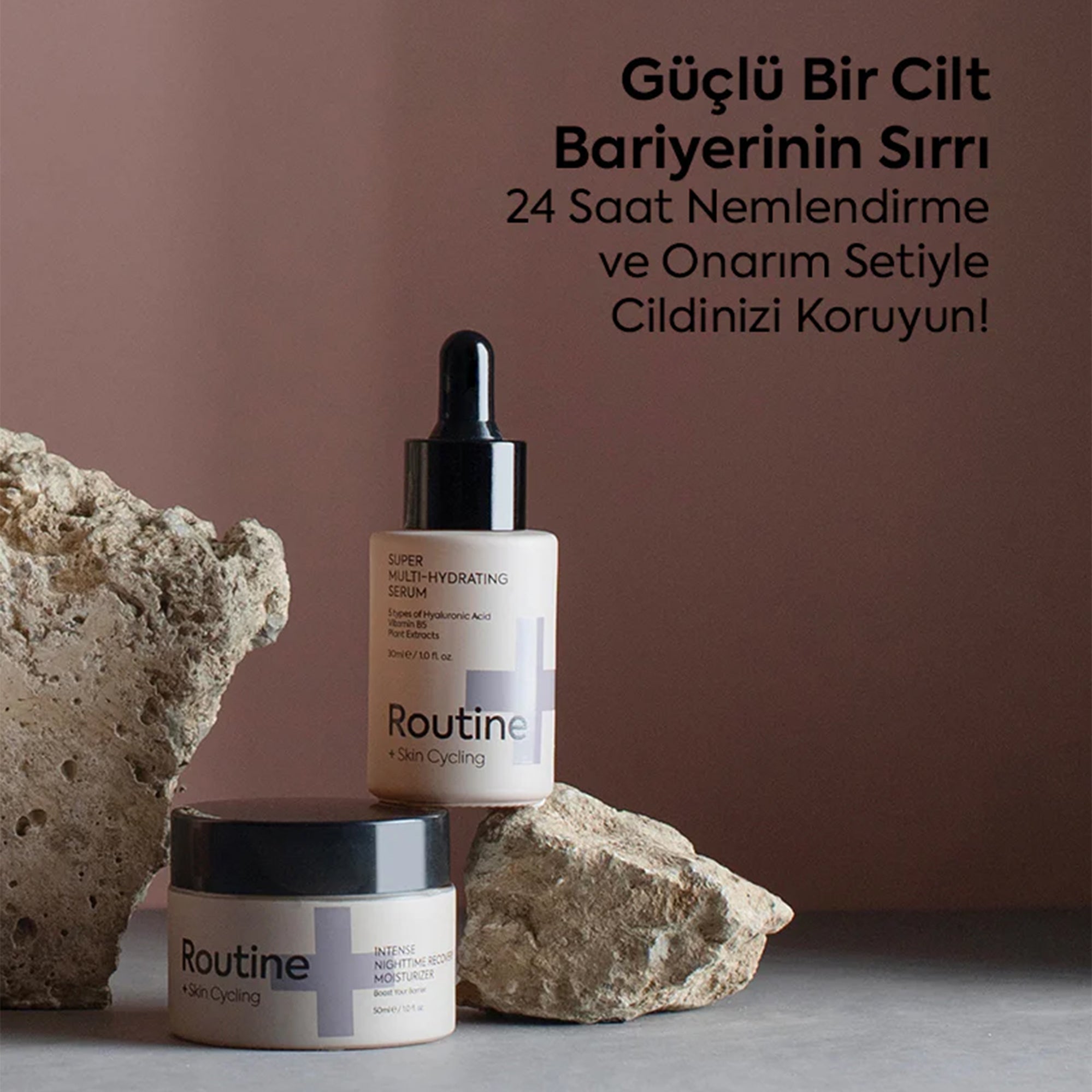 24 Saat Nemlendirme ve Onarım Seti - Skin Barrier Recovery Kit