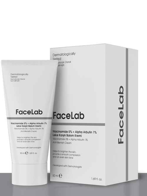 Facelab Niacinamide & Alfa Arbutin Yüz Kremi – Leke Karşıtı | Facelab