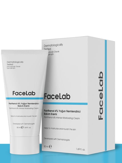 Facelab Yoğun Pantenol Yüz Kremi – Nemlendirici & Onarıcı | Facelab
