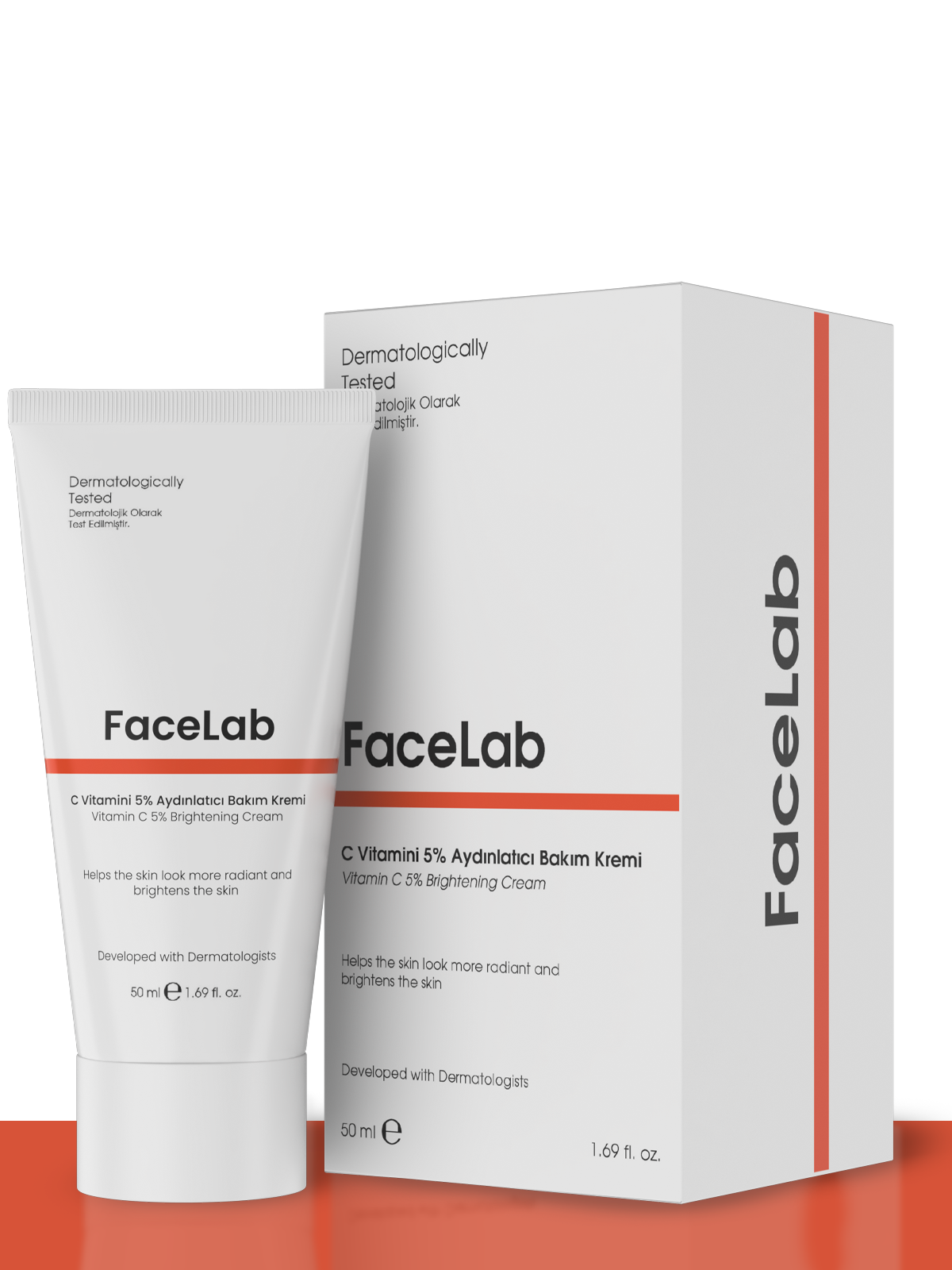 Aydınlatıcı Vitamin C %5 Cilt Bakım Kremi