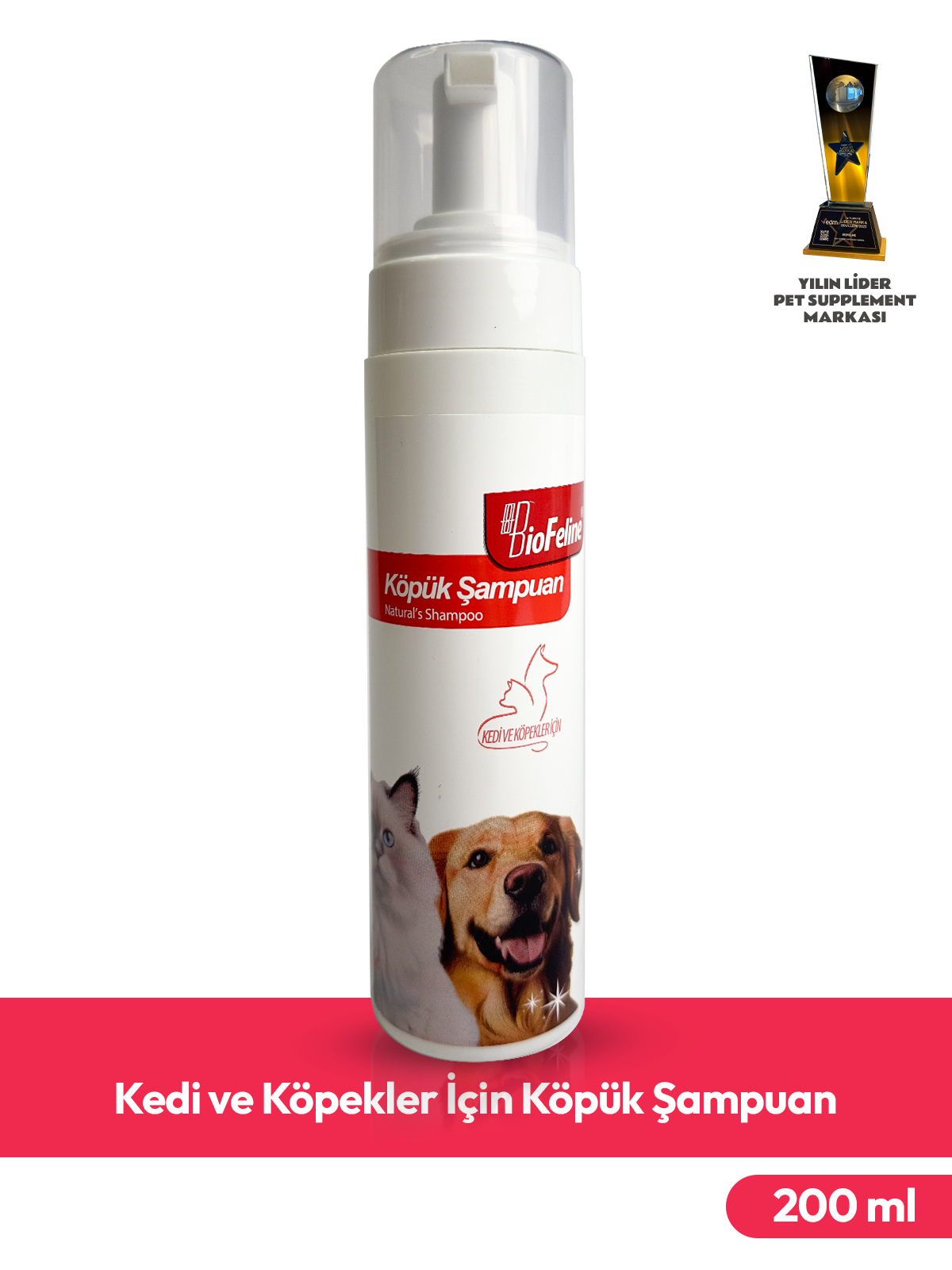 Köpük Kedi Köpek Şampuanı | Susuz Temizlik & Vitamin Destekli Bakım | 150ml