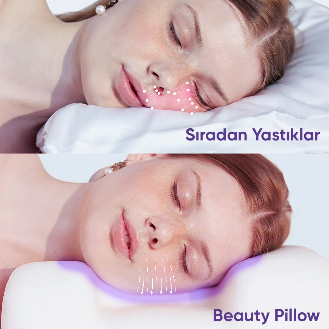 Beauty Pillow Kırışıklık Önleyici Ortopedik Güzellik Yastığı – Skin+ Kılıflı