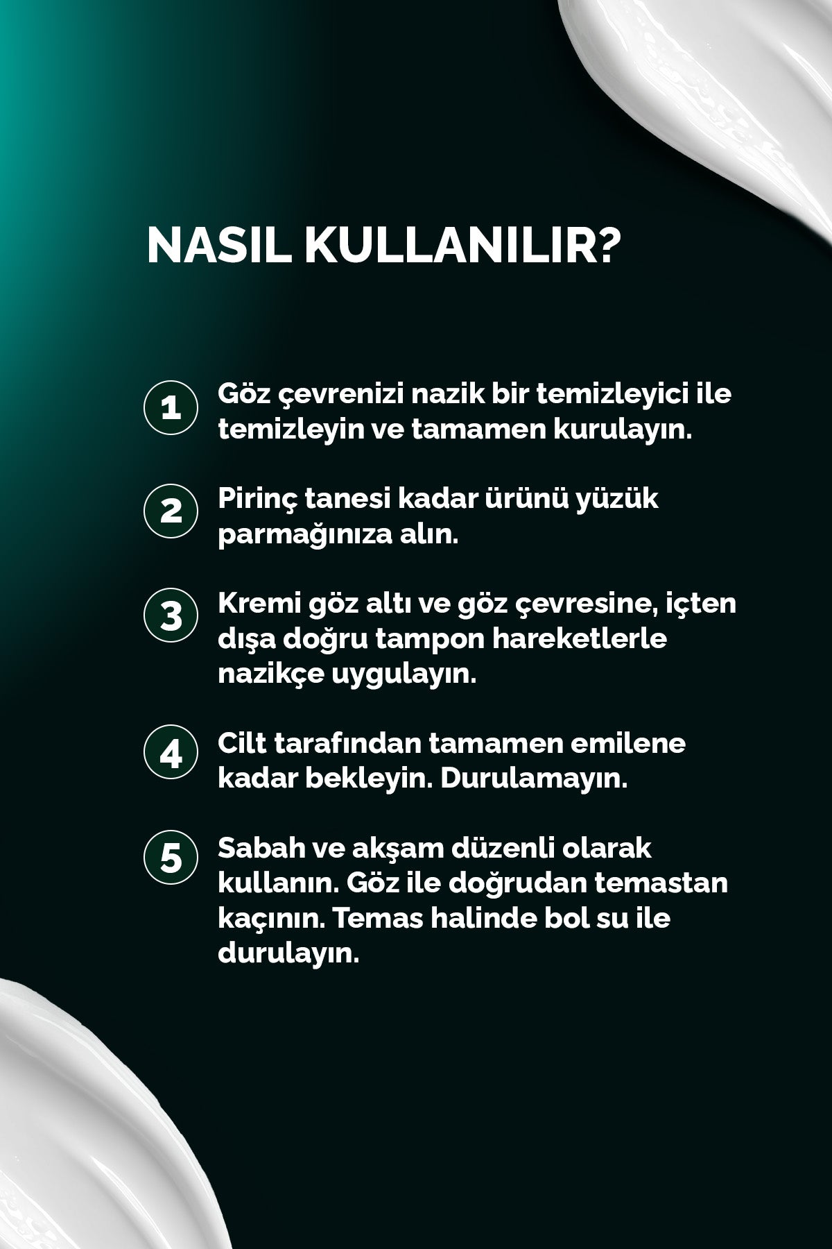 Anti Age Eye Cream Peptit Yüz Kremi 50ml – Hacim Veren | Vibee