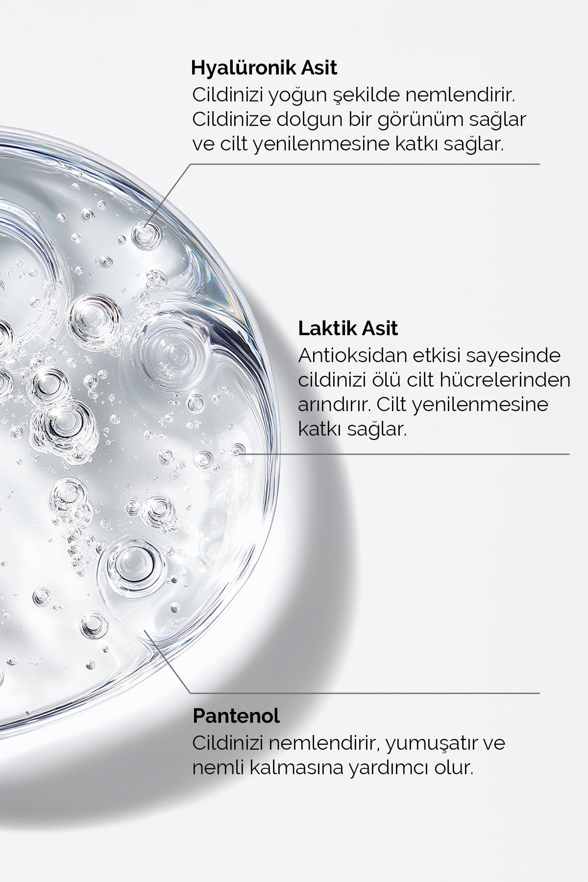 Hyaluronik Asit İçerikli Nemlendirici & Aydınlatıcı Tonik