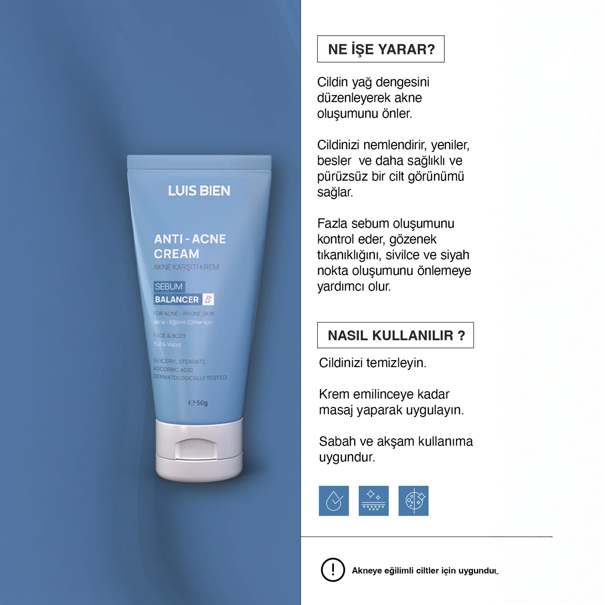 Akne Karşıtı Krem