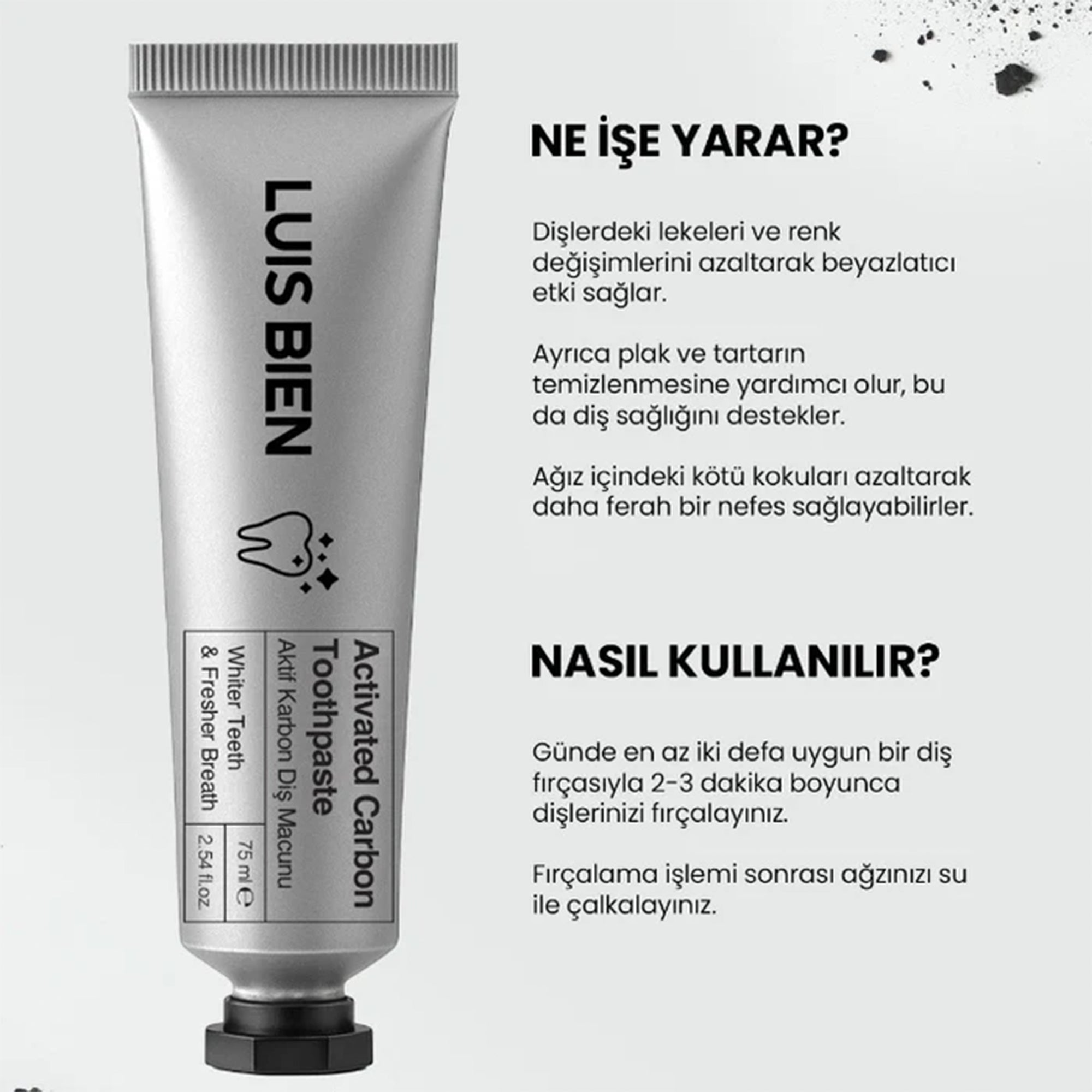 Diş Beyazlatıcı Set + Bambu Diş Fırçası