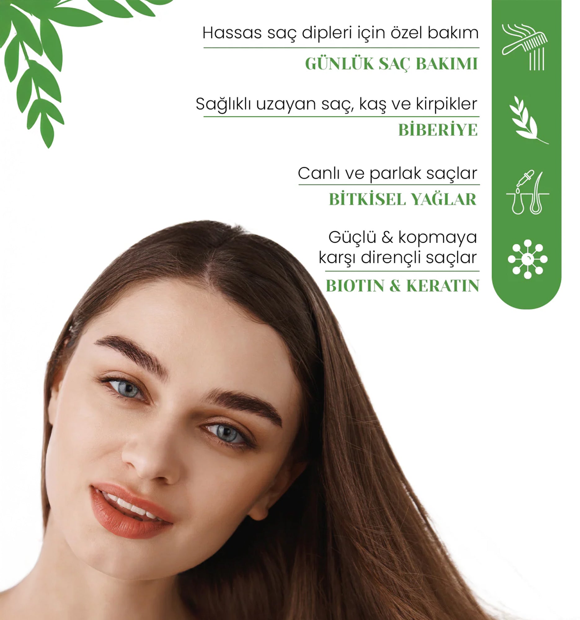 Biberiye İçerikli Saç Uzatma Yağı