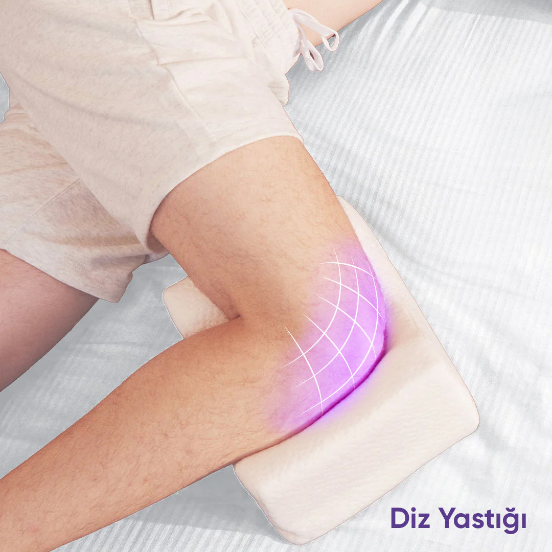 Kırışıklık Önleyici Ortopedik Güzellik Yastığı + Ortopedik Diz & Bacak Arası Destek Yastığı Seti