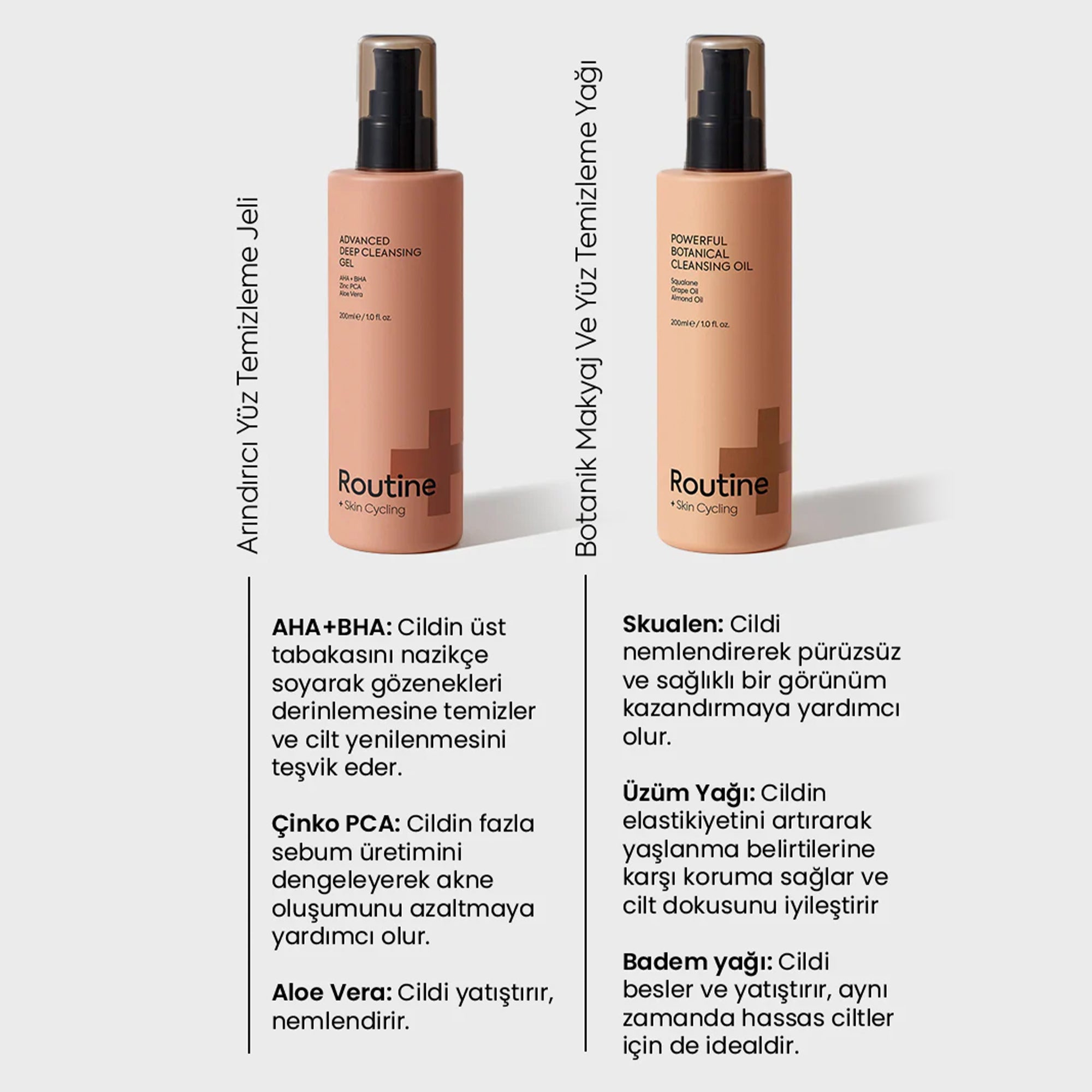 Routine+ Skin Cycling Cilt Bakım Seti (8in1)