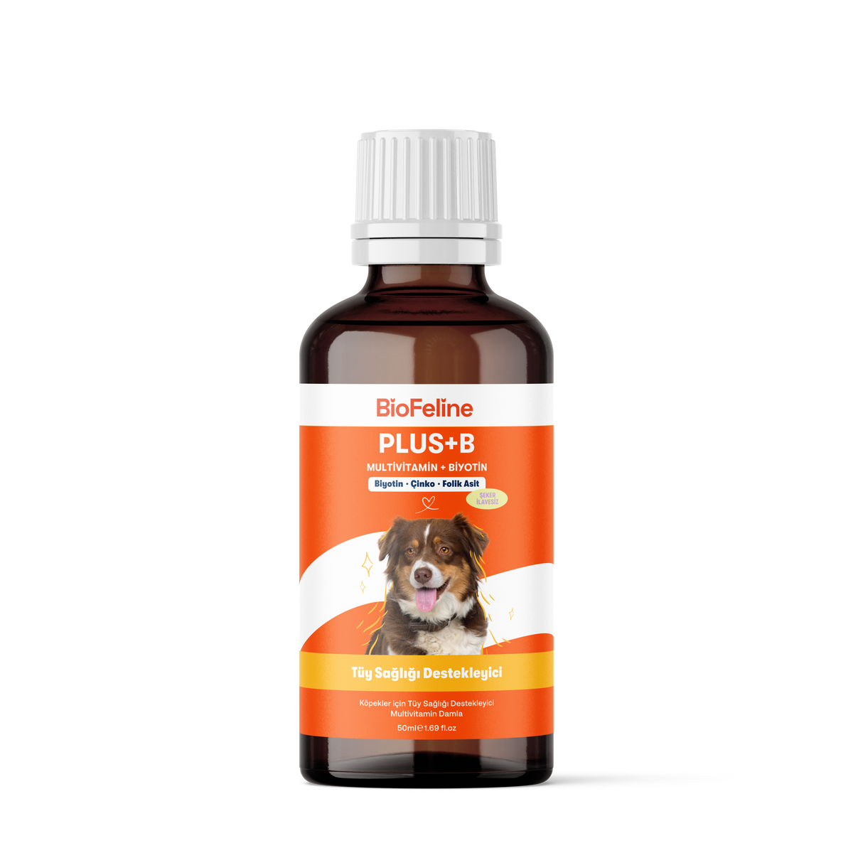 Köpekler İçin Tüy Sağlığı Destek Seti – Omega 3-6 Balık Yağı + Biotin Damla | BioFeline