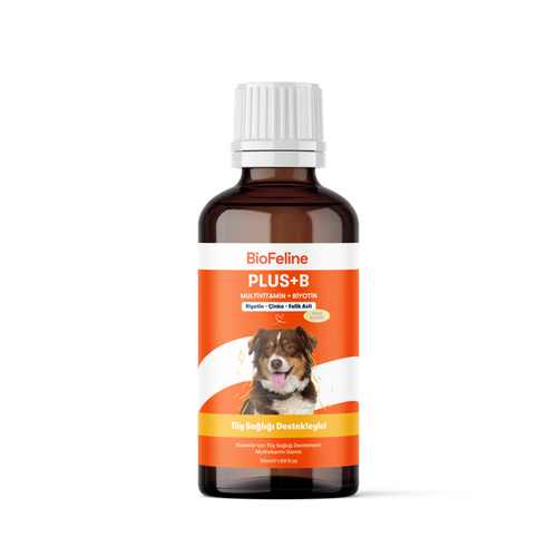 Köpekler İçin Biotin Damla – Tüy Dökülmesi ve Deri Sağlığı Desteği, 50 ml | BioFeline