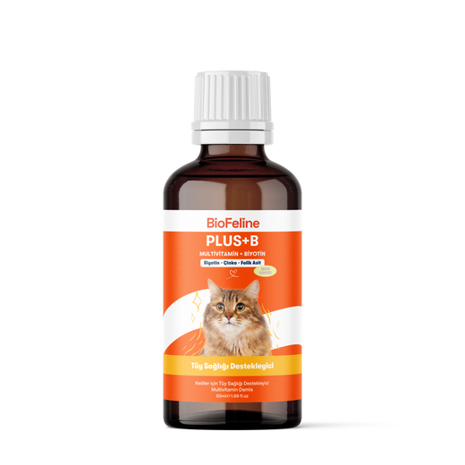 Kedi Biotin & Çinko Damlası 50 ml - Tüy Sağlığı Desteği | BioFeline