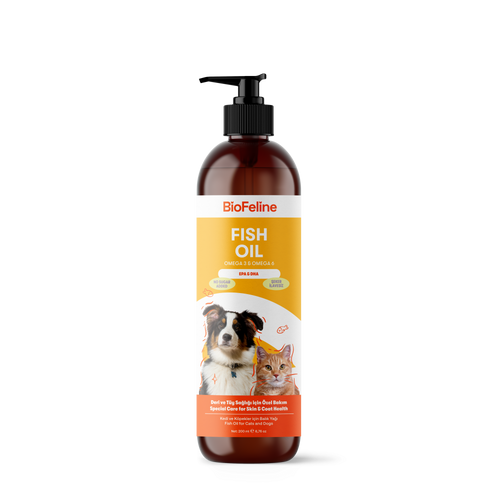 Kedi & Köpek İçin Omega 3-6 Balık Yağı – Tüy Dökülmesi Karşıtı Bakım | BioFeline
