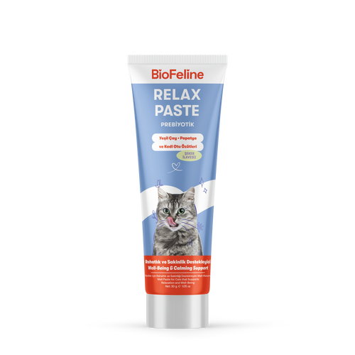 Kediler İçin Sakinleştirici Relax Macunu 30 g – Stres Azaltıcı | Deneme Boy | BioFeline