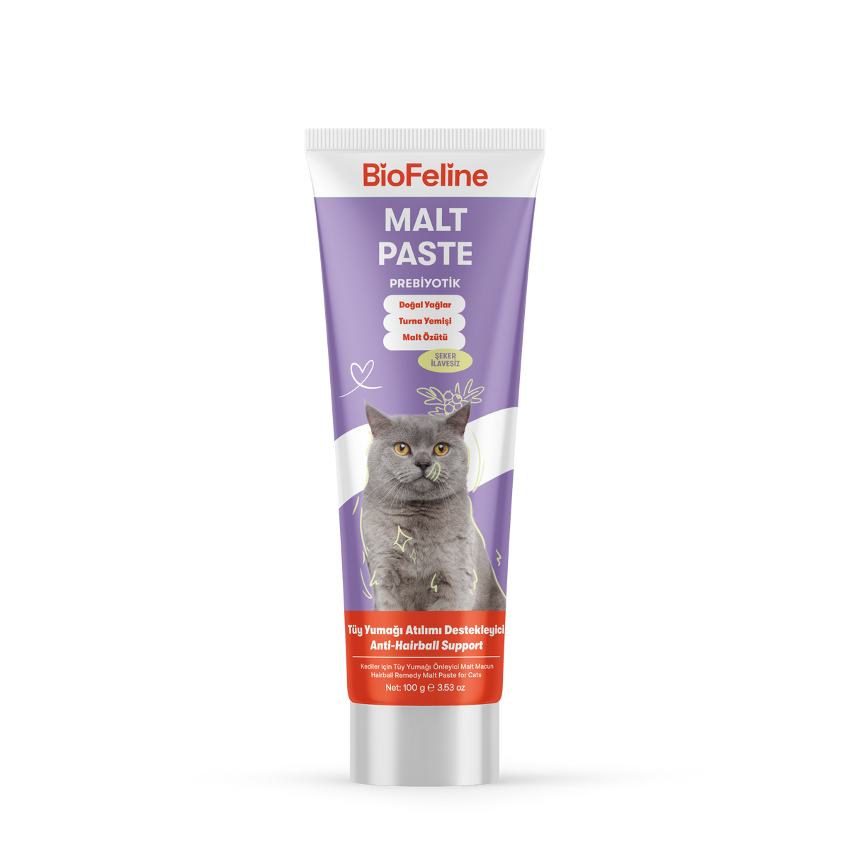 Kediler İçin Tüy Dökülmesi & Bağışıklık Destek Seti | BioFeline