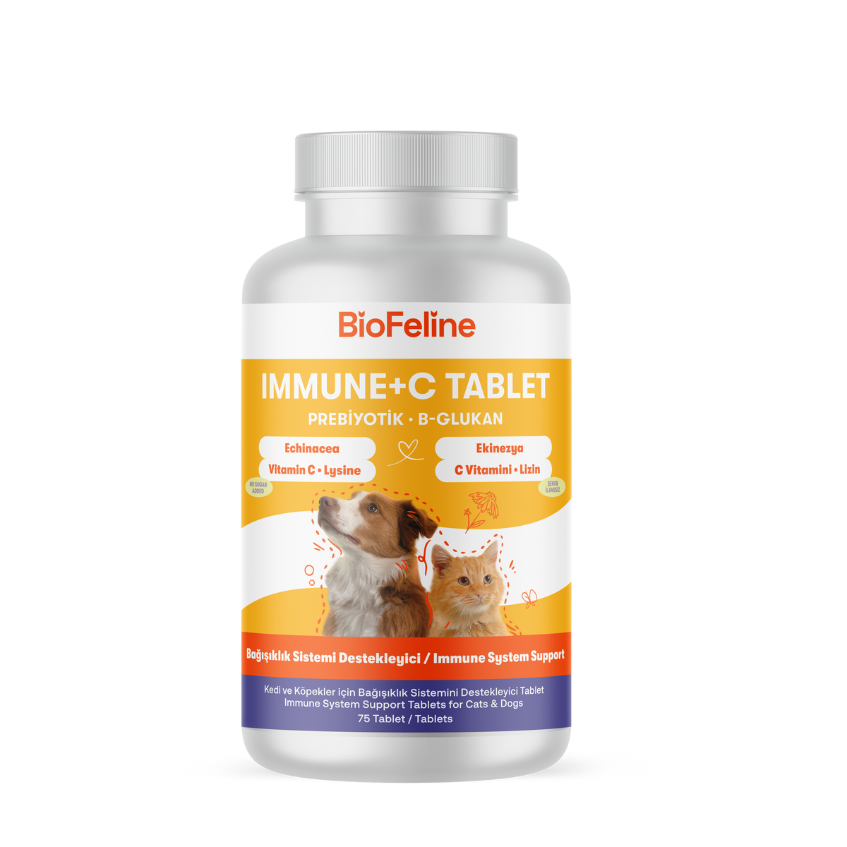 Kedi & Köpek İçin Bağışıklık Güçlendirici Tablet – Direnç Desteği | BioFeline