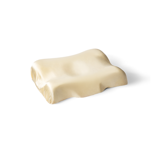 Beauty Pillow %100 İpek Kırışıklık Önleyici Yastık Bej Kılıflı
