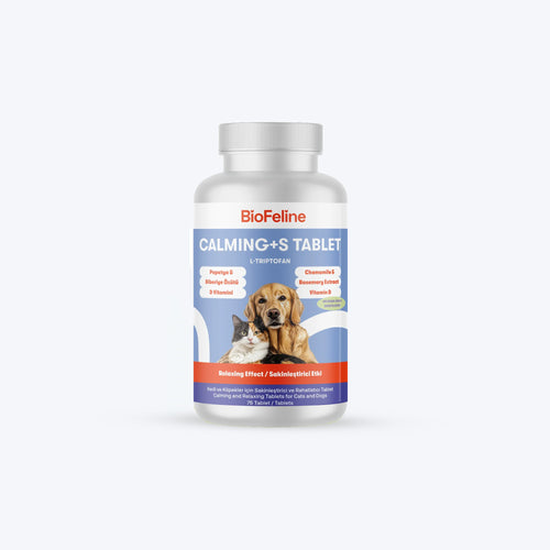 Kedi & Köpek İçin Sakinleştirici Tablet – Stres ve Gerginlik Dönemleri, 75 Adet | BioFeline