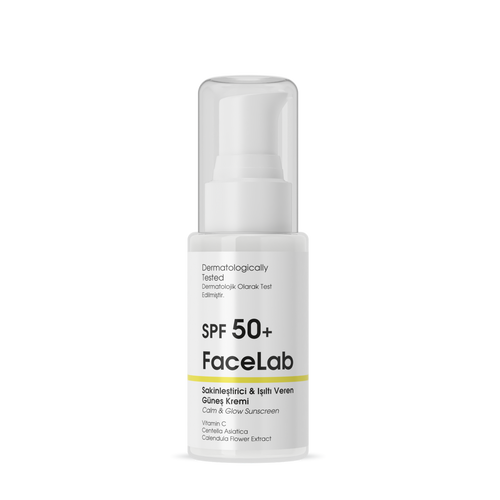 Facelab SPF 50+ Sakinleştirici Işıltı Veren Güneş Kremi