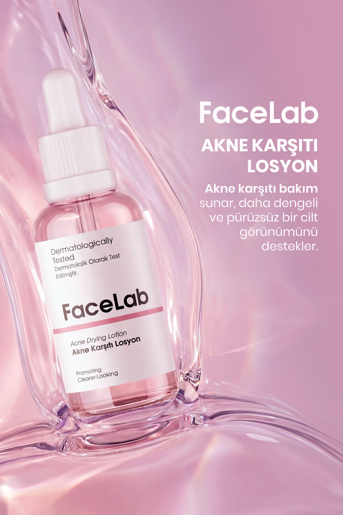 Akne Kurutucu Losyon - Salisilik Asit & Niasinamid | Facelab
