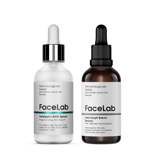 Facelab AHA Peeling & Leke Karşıtı Bakım Seti