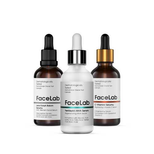 Facelab AHA Yenileyici Peeling & Leke Karşıtı Serum Seti