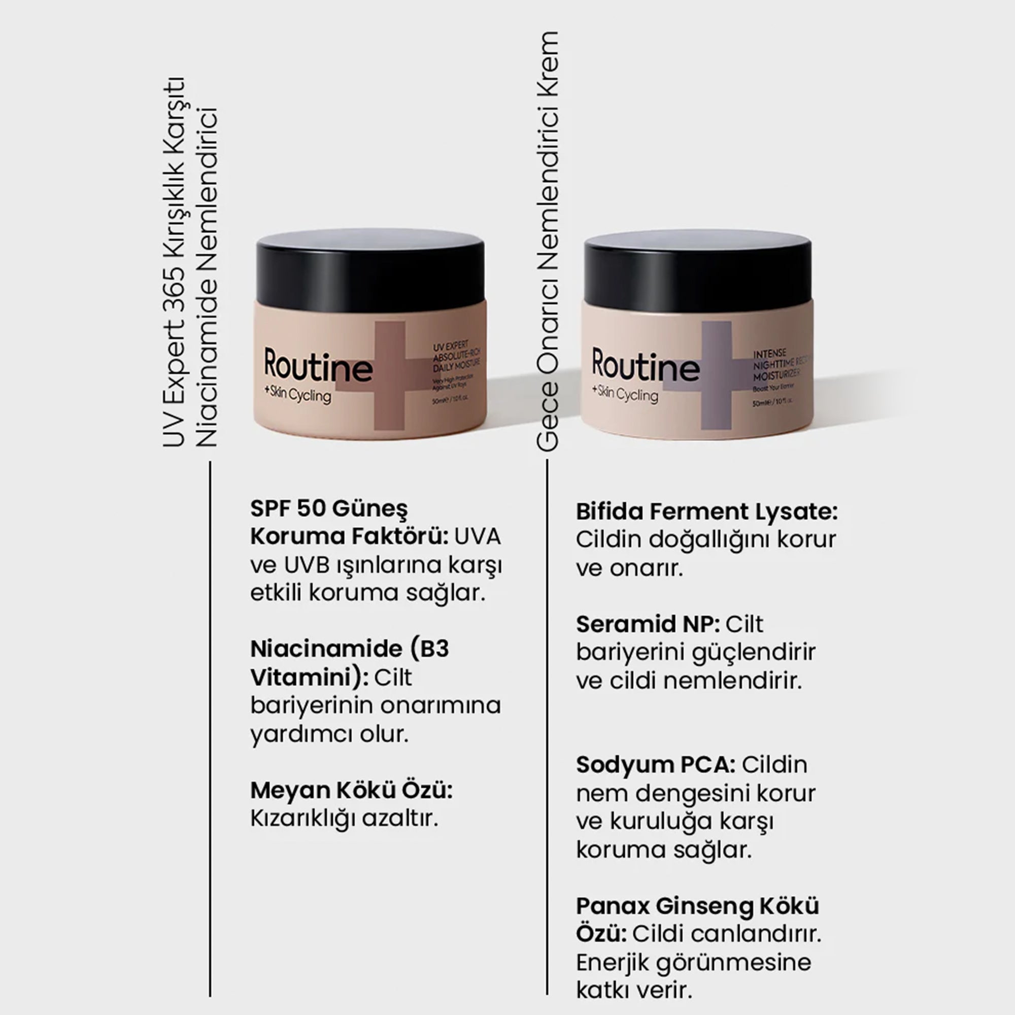 Gündüz & Gece Nemlendirme Ikili Krem Set - Moisturize Day & Night