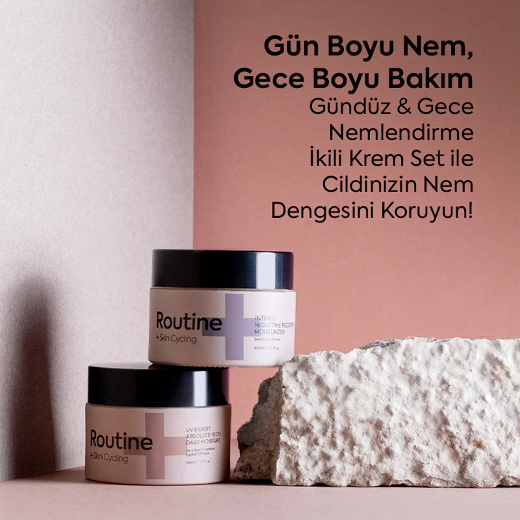 Gündüz & Gece Nemlendirme Ikili Krem Set - Moisturize Day & Night