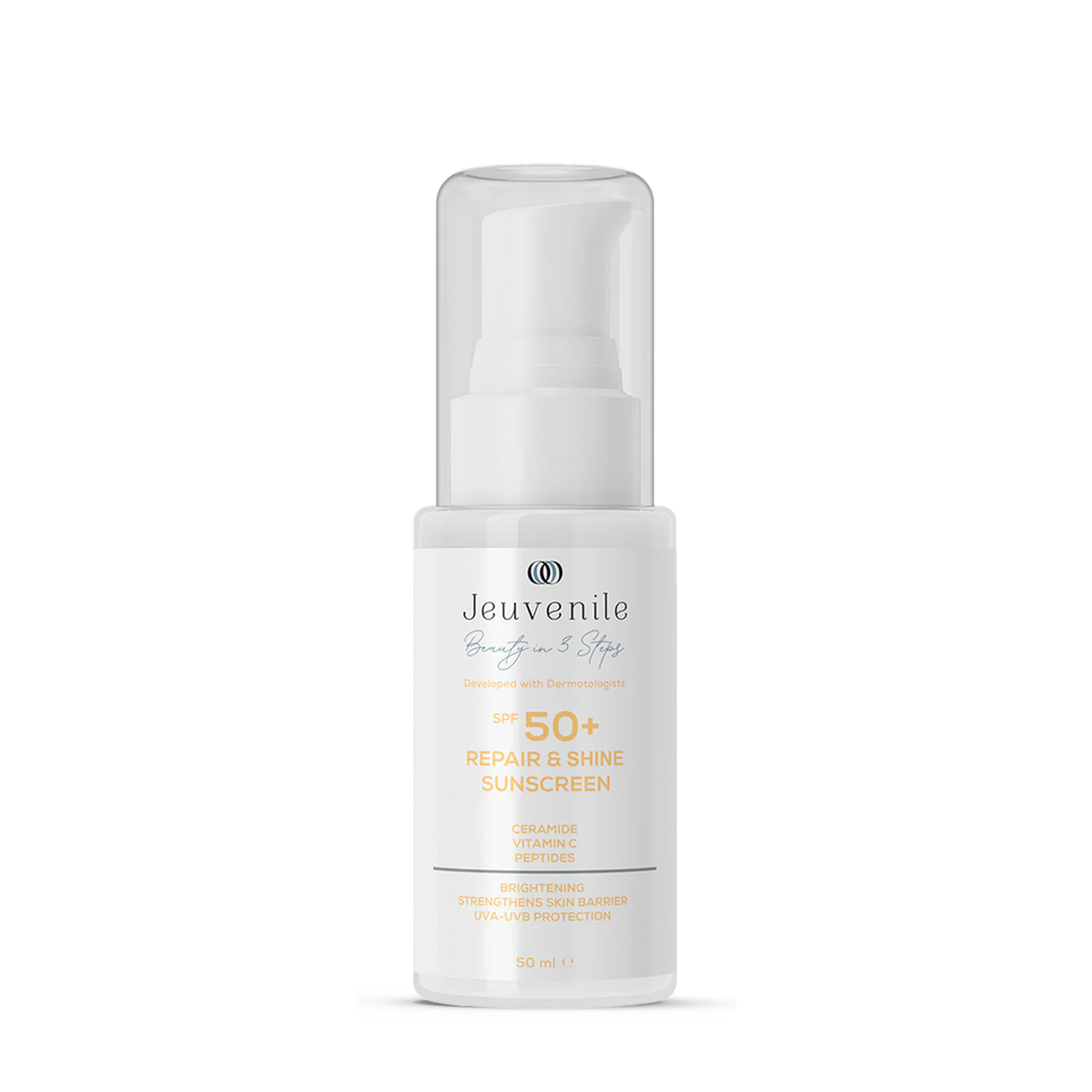 Jeuvenile SPF 50+ Işıltı Veren Onarıcı Güneş Kremi