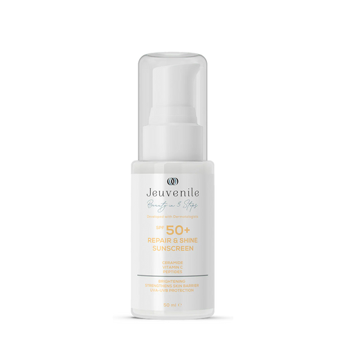 Jeuvenile SPF 50+ Işıltı Veren Onarıcı Güneş Kremi