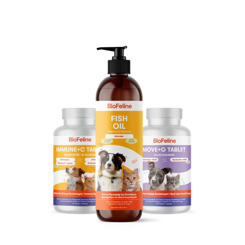 Kedi & Köpek İçin Eklem & Bağışıklık Destek Seti | BioFeline