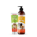 Kediler İçin Mevsimsel Tüy Dökülmesi Destek Seti – Derma Malt + Balık Yağı | BioFeline