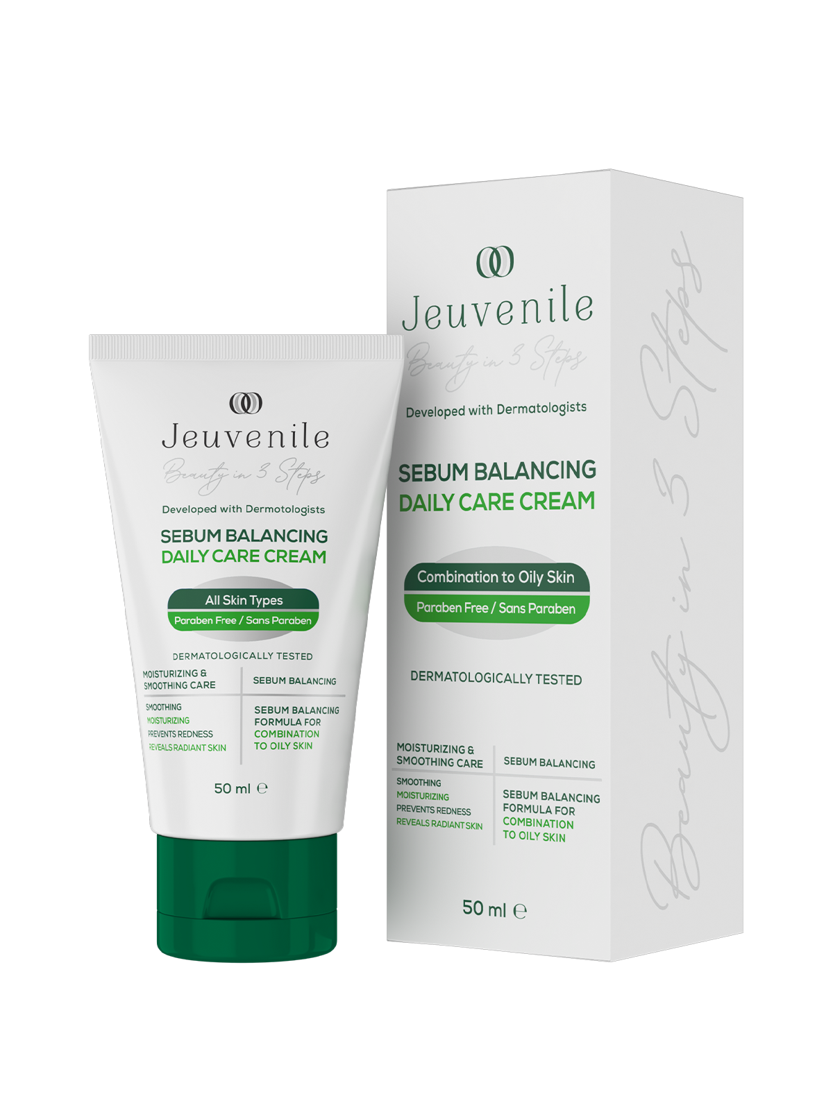 Yağlı Ve Karma Ciltler Için Akne Karşıtı Cilt Bakım Kremi