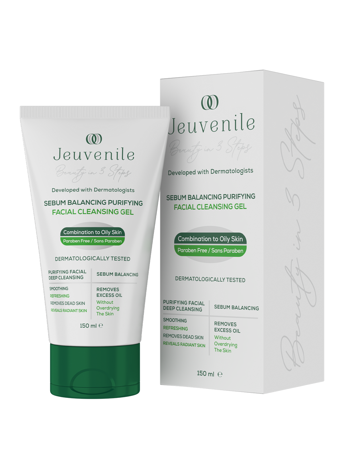 Karma ve Yağlı Ciltler İçin Yüz Temizleme Jeli