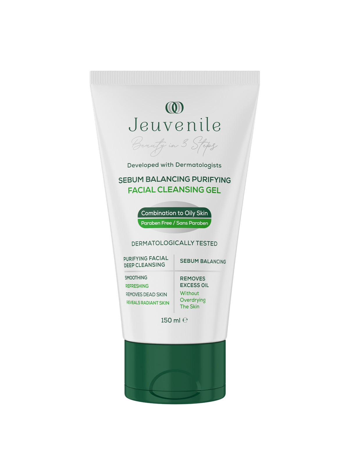 Karma ve Yağlı Ciltler İçin Yüz Temizleme Jeli