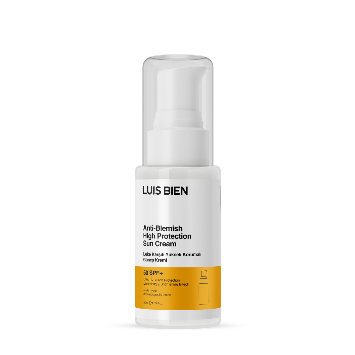 Luis Bien SPF 50+ Leke Karşıtı Nemlendirici Güneş Kremi 50 ml | Luis Bien