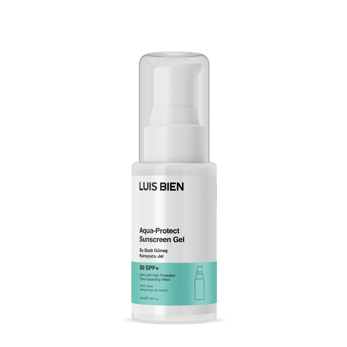 Luis Bien Aqua Sun Gel SPF 50+ Su Bazlı Güneş Jeli 50 ml