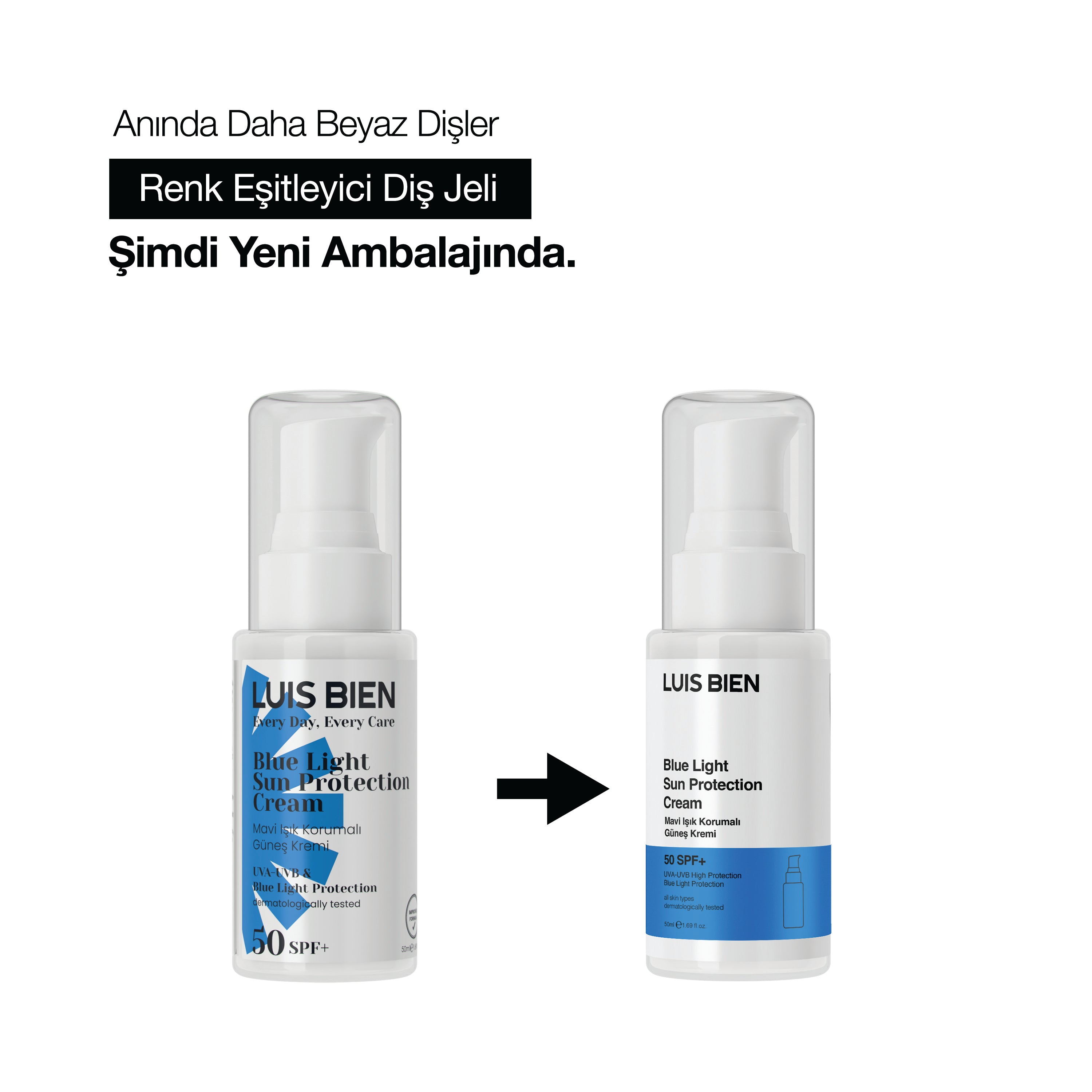 Mavi Işık Korumalı Güneş Kremi SPF 50+